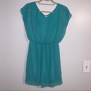Lush Aqua Mini Dress - XS